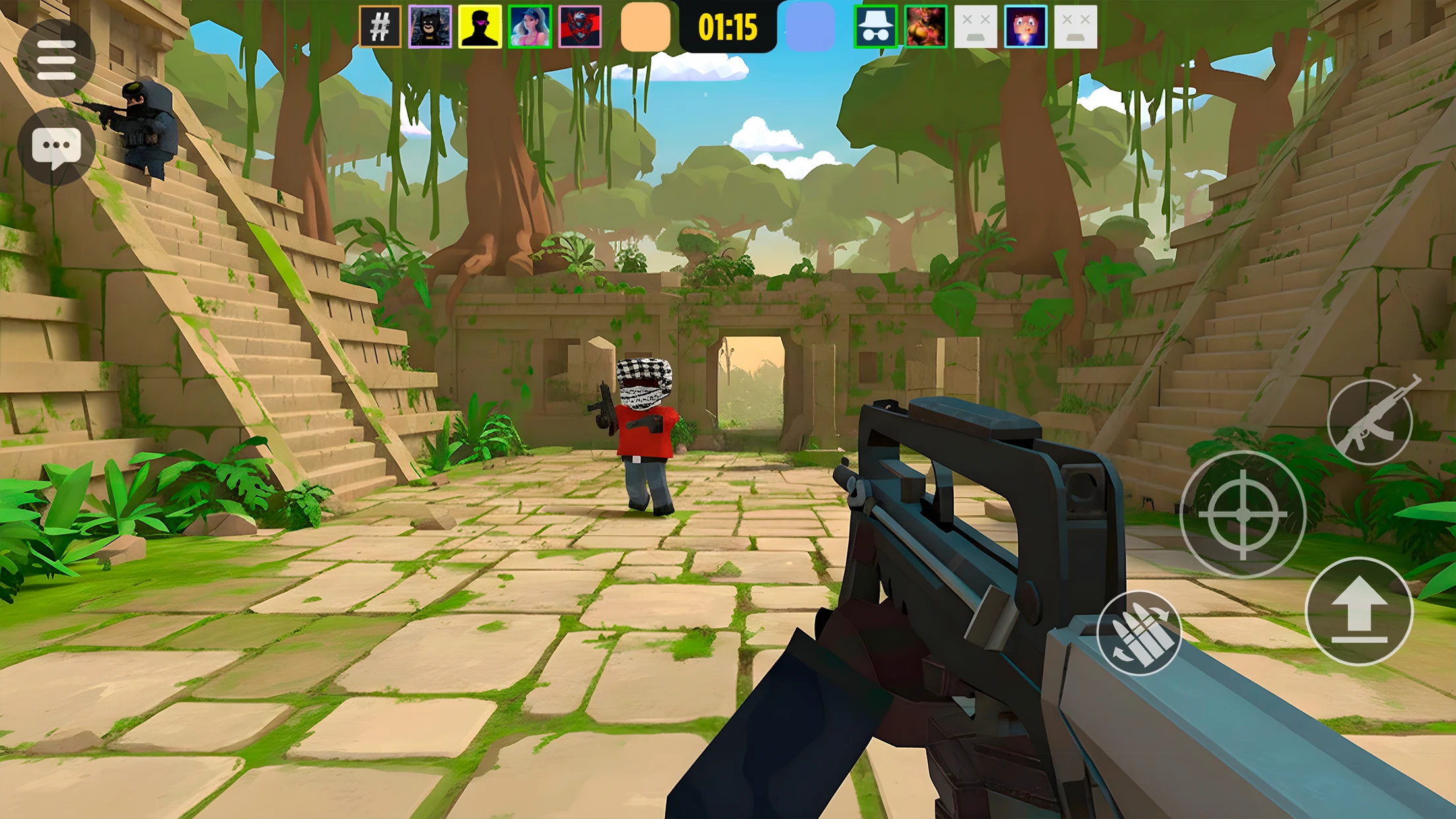 BLOCKFIELD — PvP Pixel Shooter screenshot