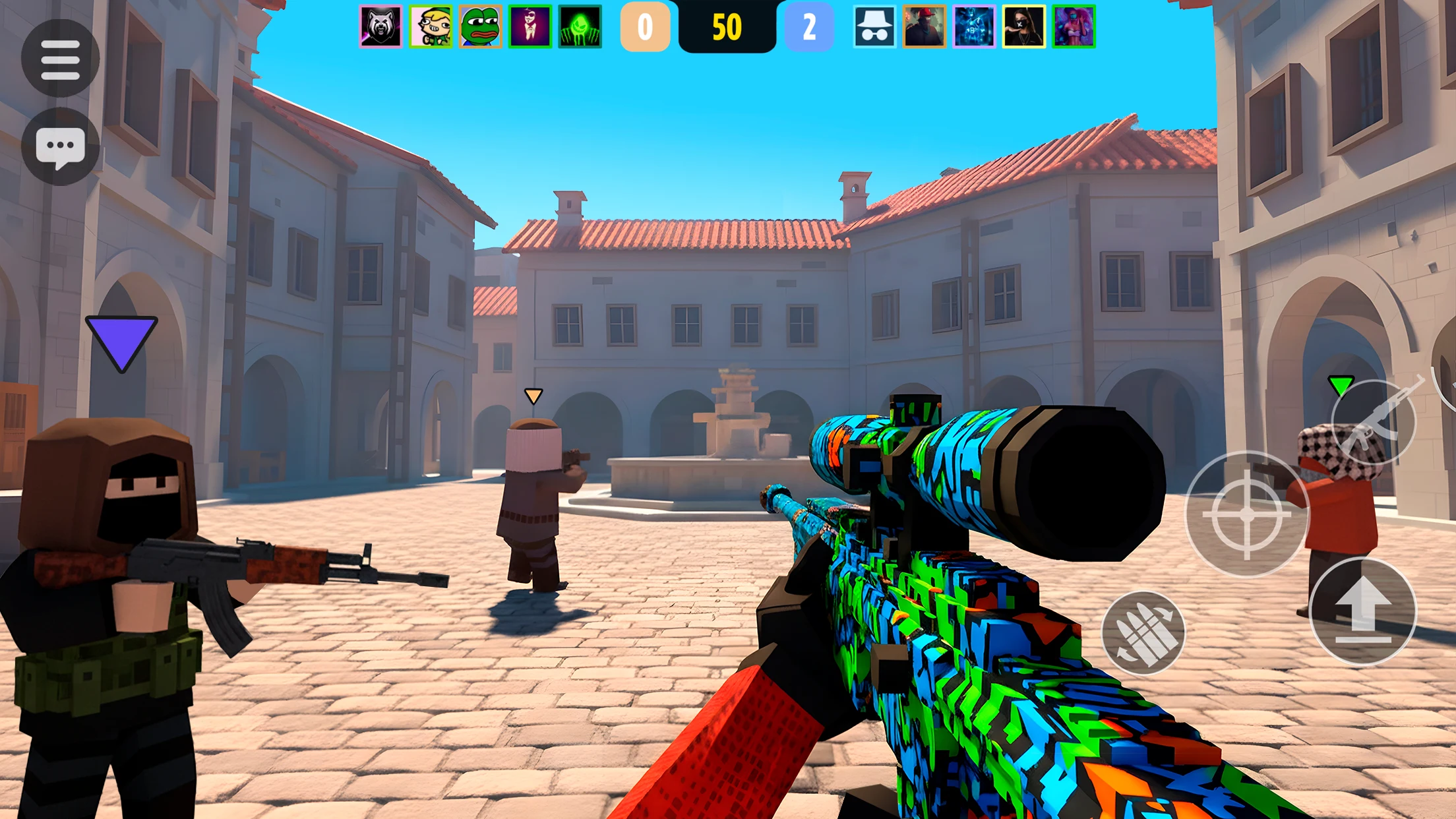 BLOCKFIELD — PvP Pixel Shooter screenshot